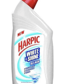 Harpic 500 ml, White and Shine Disinfectant Toilet Cleaner Bleach Liquid